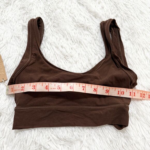 BNWT Women SKIMS Summer Mesh Scoop Bralette in Cocoa Size Extra Small - Picture 4 of 7